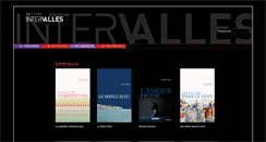 Desktop Screenshot of editionsintervalles.com